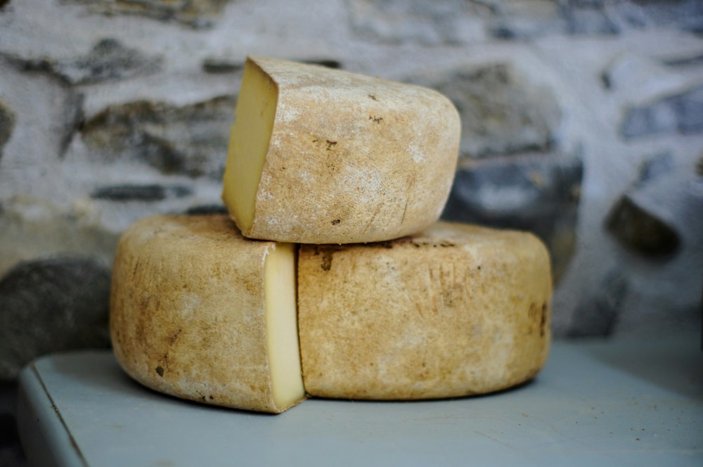 Meules de fromage affiné