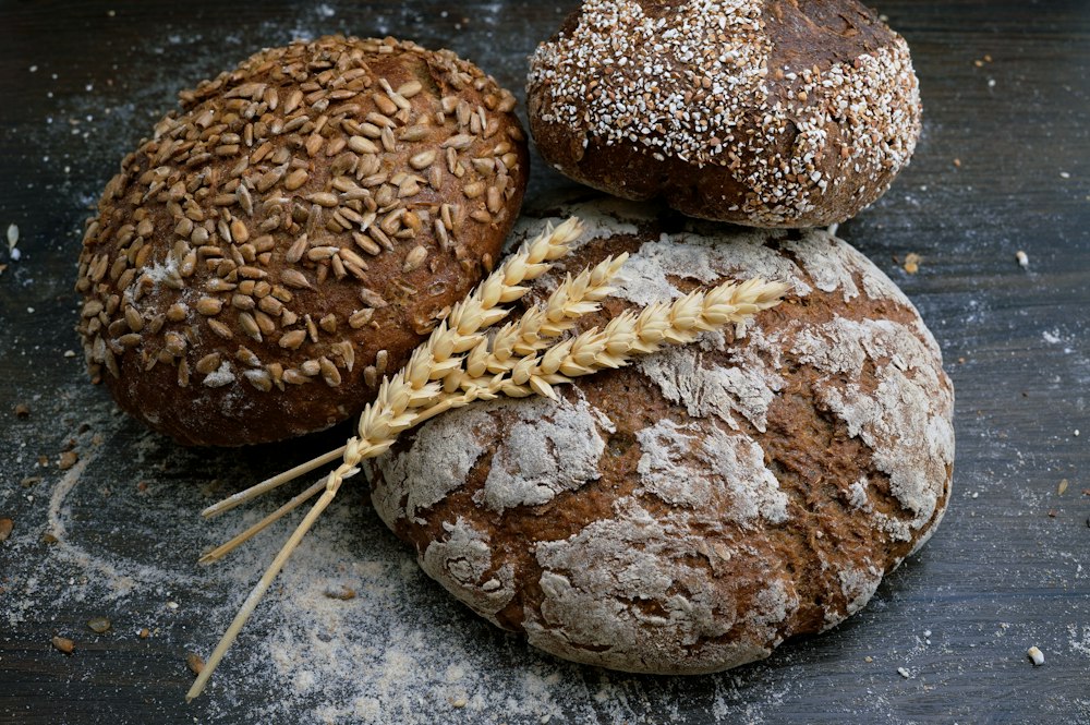 Miches de pain au levain