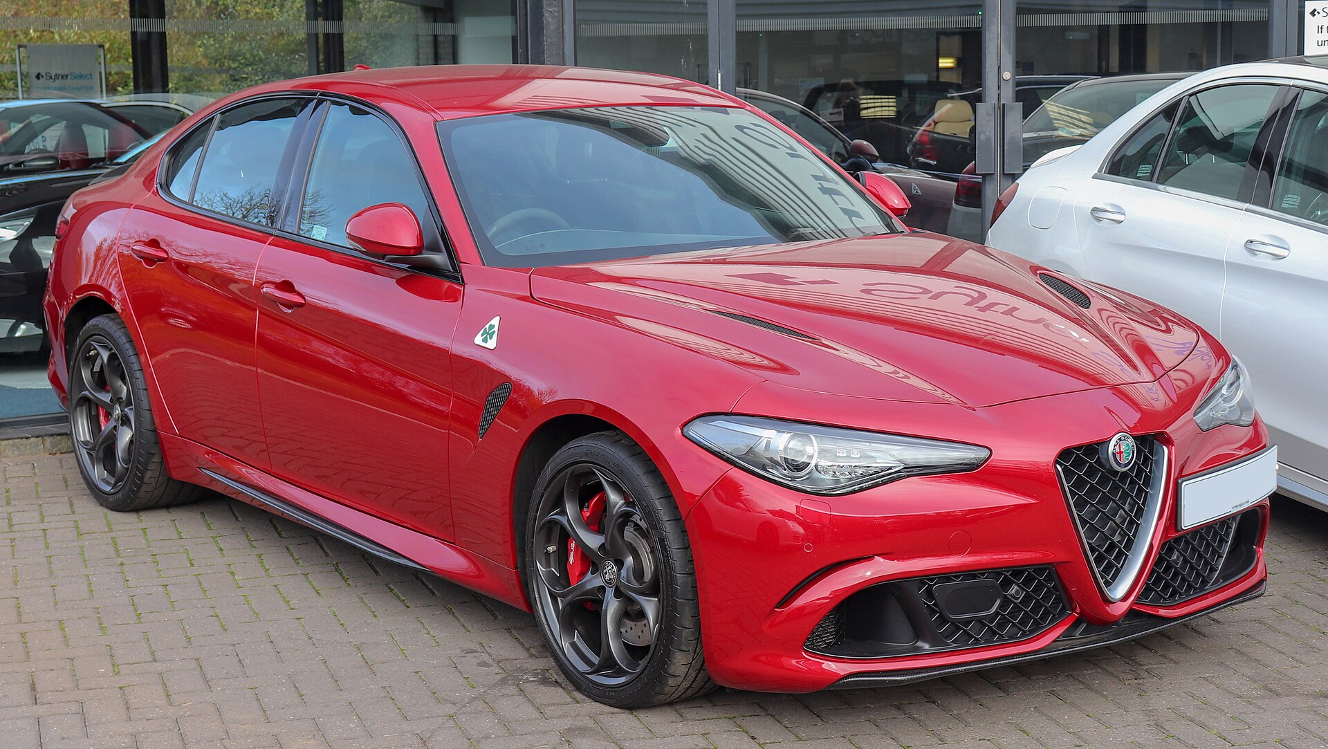Alfa Romeo Giulia Quadrifoglio rouge